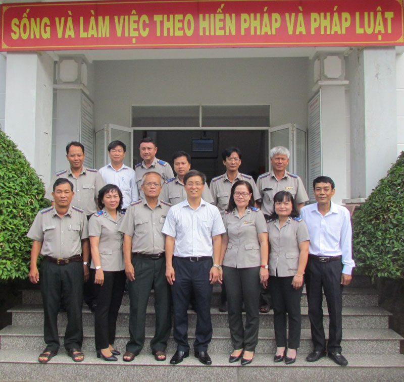 Thứ trưởng Nguyễn Khánh Ngọc thăm và làm việc tại Cục THADS tỉnh Đồng Tháp